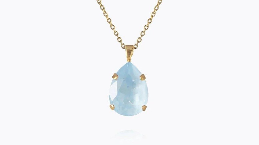 Caroline Svedbom - Mini Drop Necklace Gold Sky Ignite