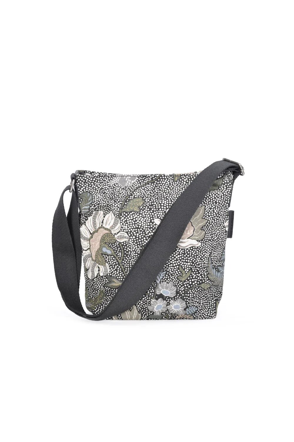 Ceannis Small Shoulder Bag Flower Linen